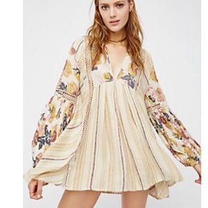 Free People Mixed Print Tunic